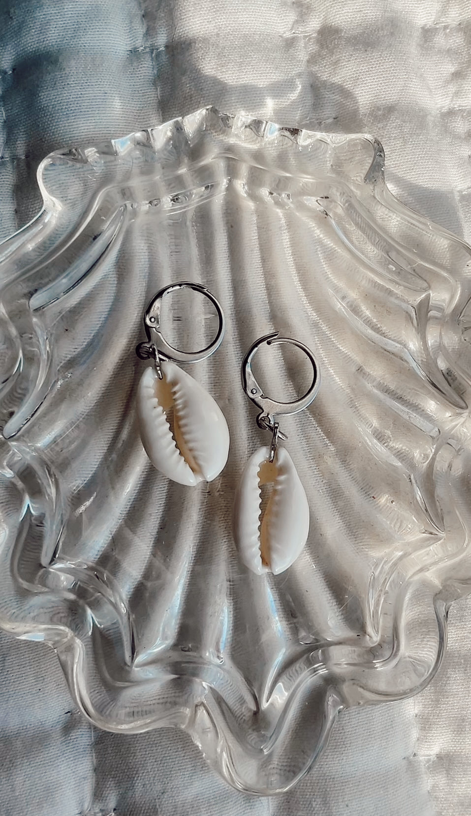 cowrie hoops