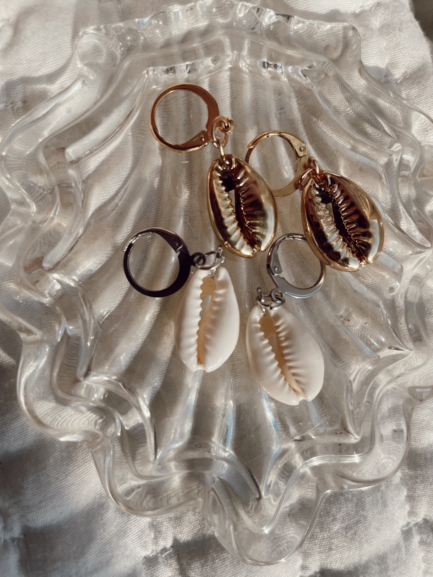 cowrie hoops